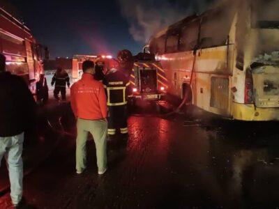 یعقوبی: حریق اتوبوس در آزادراه تبریز–زنجان بدون مسافر و تلفات بود