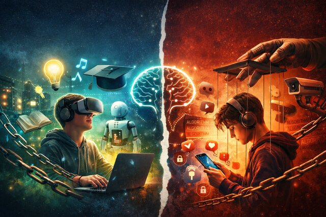 چالش‌های یادگیری و روابط اجتماعی اولین نسلی که با هوش مصنوعی زیسته است