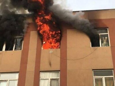 آتش‌سوزی یک واحد آپارتمان در شهر میانه