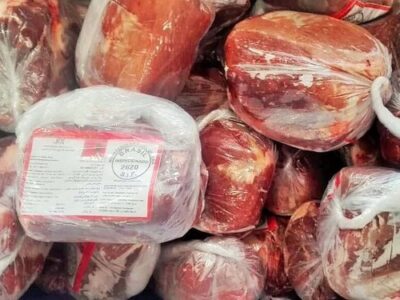 کشف چهار تن گوشت منجمد خارج از شبکه توزیع در تبریز