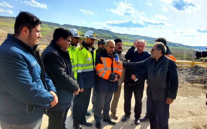 مسیر فرعی جایگزین پل هشترود، تا ۵ روز آینده آماده میشود
