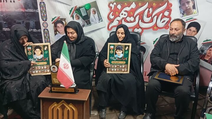 گرامیداشت یاد ماهان و ماهور در موکب «فرشتگان آسمانی» ائلگلی تبریز