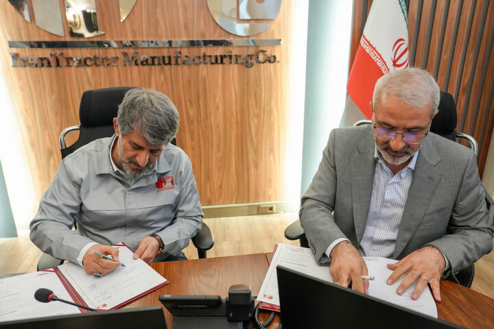 تفاهمنامه همکاری یک همتی شهرداری کرج و تراکتورسازی ایران برای تأمین ناوگان خدمات شهری