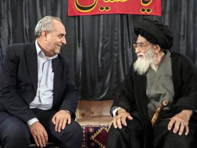 دیدار و گفتگوی استاندار آذربایجان شرقی با آیت الله آل هاشم