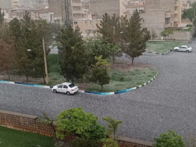 هشدار بارش تگرگ و آبگرفتگی معابر در آذربایجان شرقی
