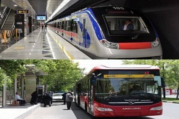 مترو و اتوبوسهای بیآرتی تبریز روزهای ۱۴ و ۱۵ مرداد رایگان شد