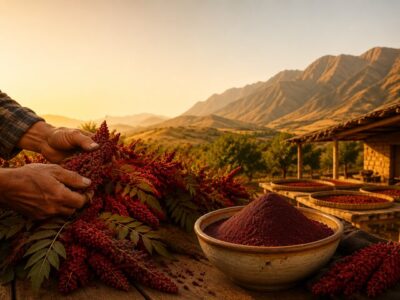 تولید سالانه بیش از ۳۸۰ تن سماق در آذربایجان شرقی