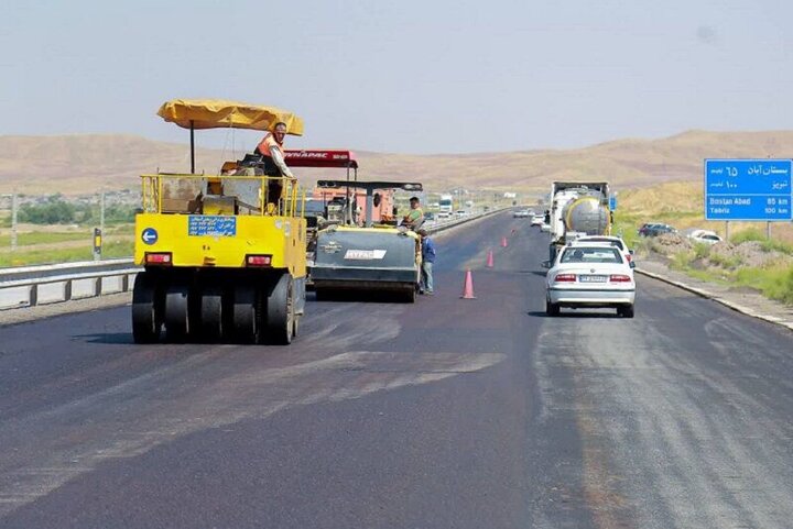 شتاب عملیات بهسازی آزادراه تبریز–زنجان با فعالیت ۸ اکیپ